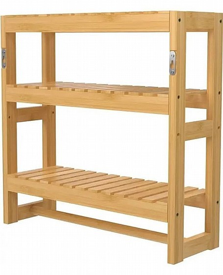 מדף תלוי במבוק מדגם 559 - עיצוב יוקרתי לחוויית WOODY – תמונה 4