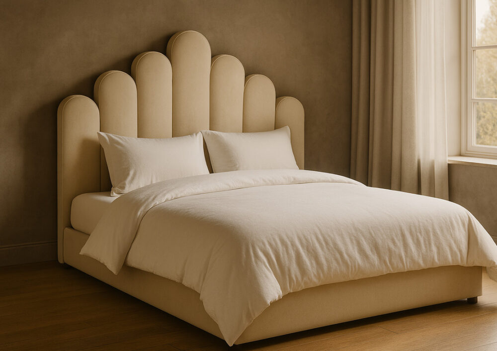 מיטה זוגית יוקרתית מקולקציית פרימיום דגם מדריד - תוצרת כחול לבן