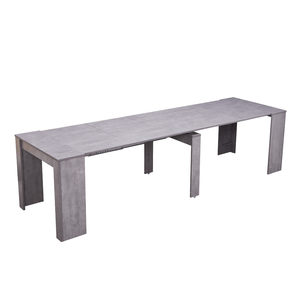 קונסולה נפתחת לפינת אוכל דגם זאוס באפור - הבחירה האולטימטיבית מ-WOODY – תמונה 3