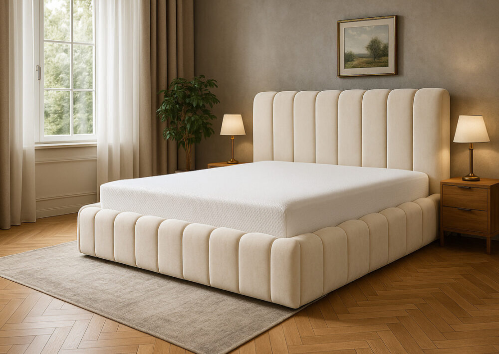 מיטת זוגות יוקרתית מדגם מרסיי - קולקציית פרימיום ישראלית WOODY