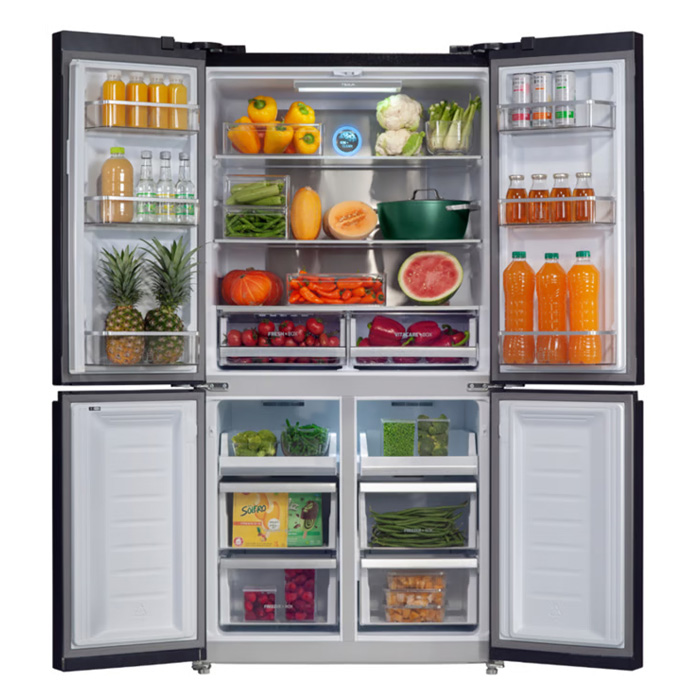 מקרר TEKA RMF-75950DSS בארבע דלתות, מקפיא תחתון, נפח 564 ליטר – תמונה 2