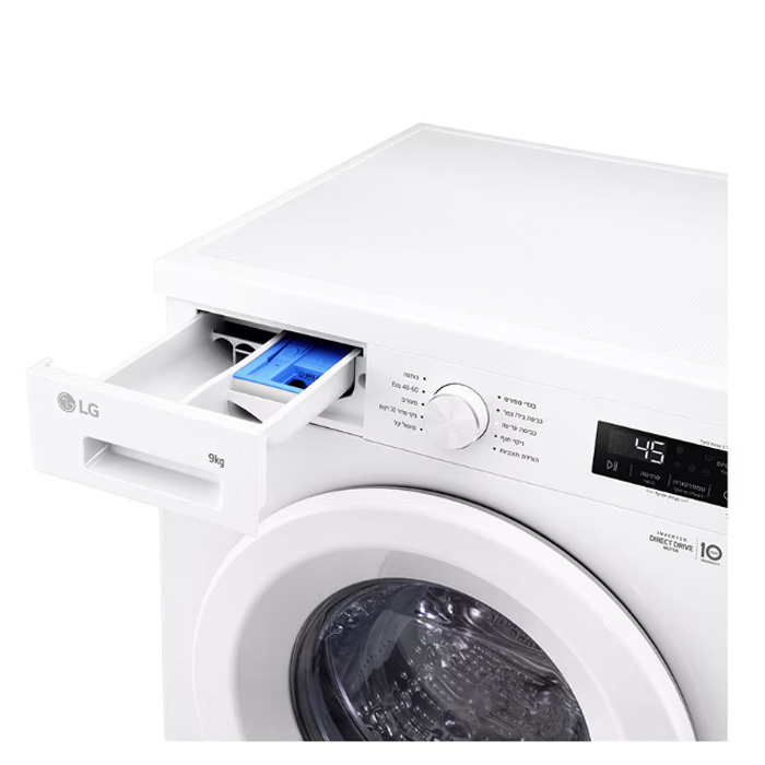 מכונת כביסה LG פתח חזית 9 ק"ג עם טכנולוגיית 6 Motion DD – תמונה 3