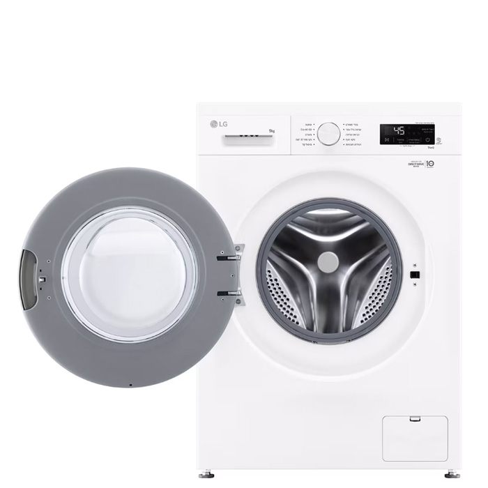 מכונת כביסה LG פתח חזית 9 ק"ג עם טכנולוגיית 6 Motion DD – תמונה 4