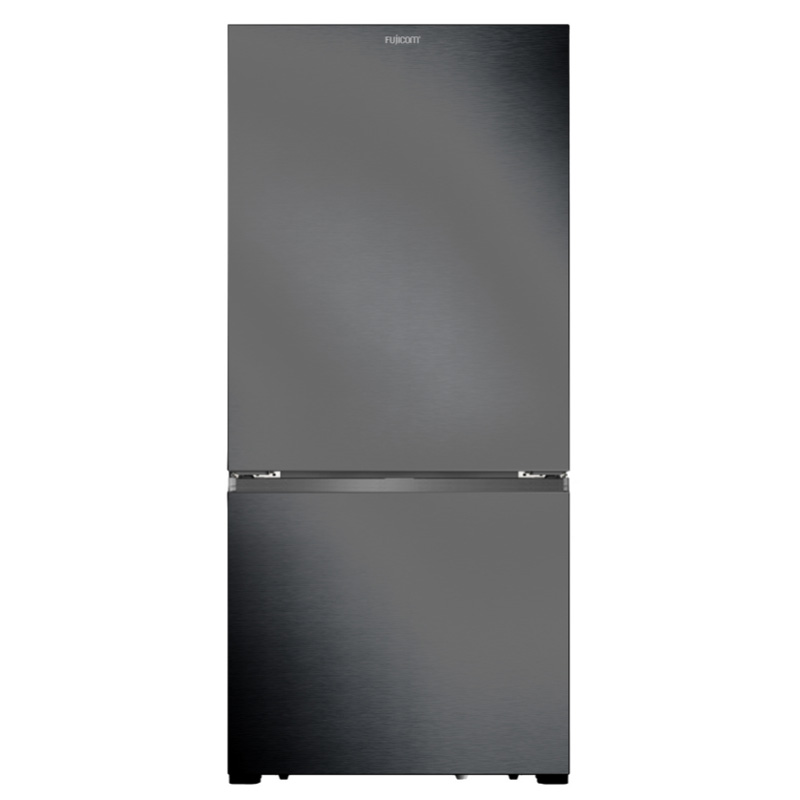 מקרר FUJICOM 499 ליטר, דגם FJ-NF514DXBF עם NO FROST ומדפי זכוכית