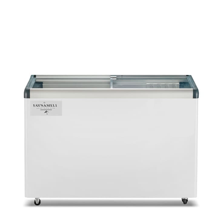 מקפיא שוכב FAYNAMELI דגם RF-537PG עם נפח ענק של 470 ליטר