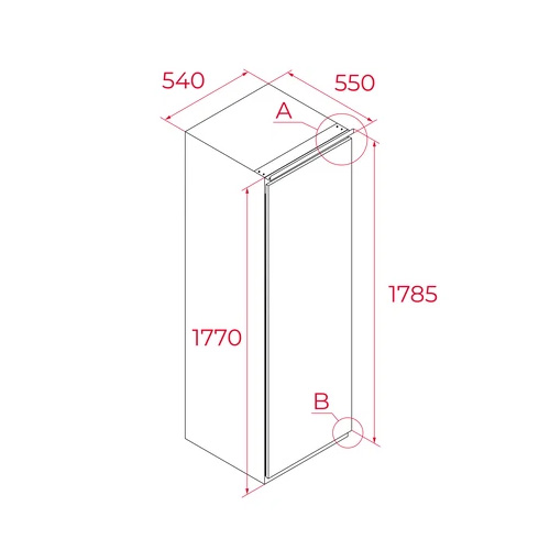 מקפיא TEKA RSF 73385 FI עם טכנולוגיית No Frost ותא VitaCare Box – תמונה 3