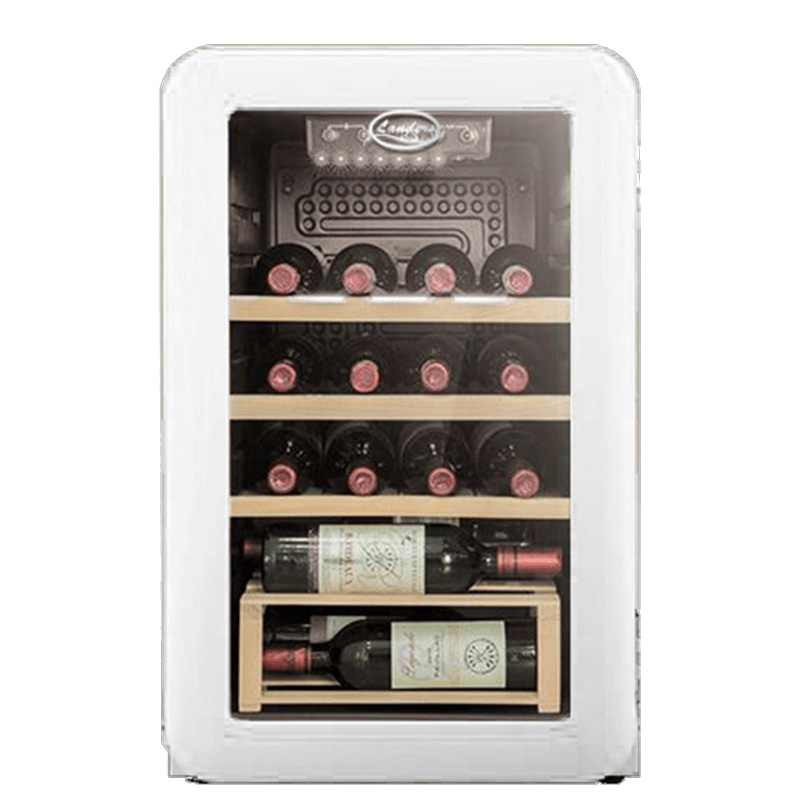מקרר יין LANDERS דגם SC70RW עם תצוגה דיגיטלית, מכיל 16 בקבוקים