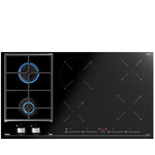 כיריים TEKA דגם JZC-96324 עם 6 אזורי בישול והצתה אוטומטית