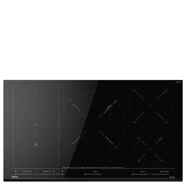 כיריים אינדוקציה TEKA ⁧IZS 97630⁩ עם פונקציית SlideCooking ו-5 אזורי בישול