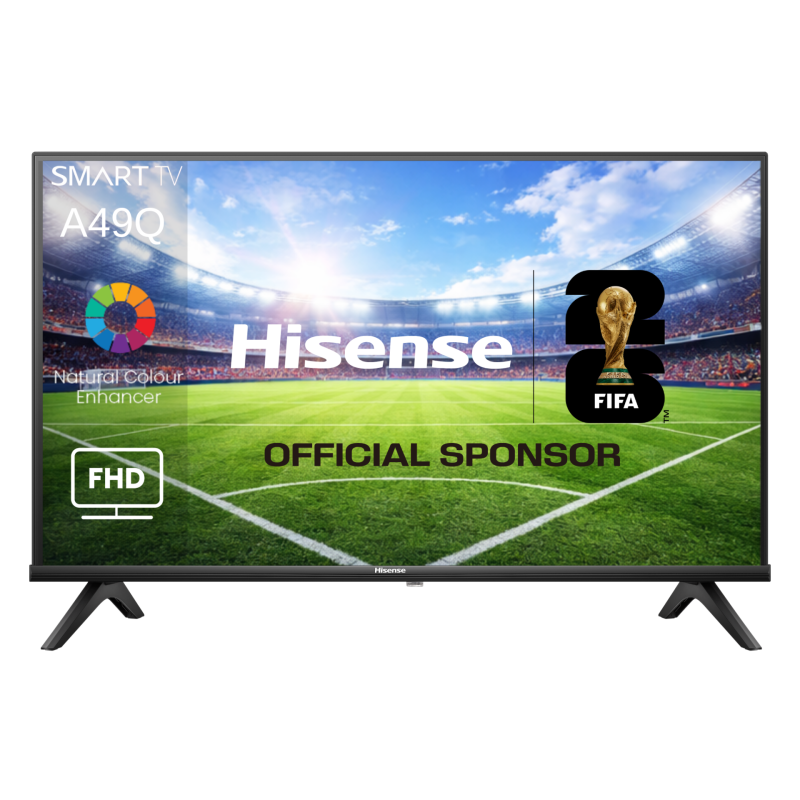 טלוויזיה חכמה DLED 40″ 40A49Q הייסנס Hisense