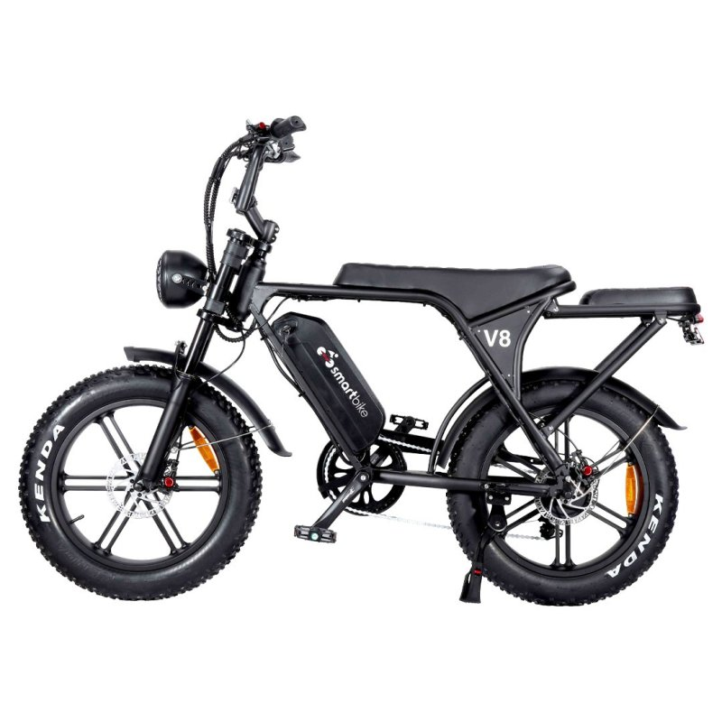 אופניים חשמליים 48V/15A סמארט שחור V8 smart bike