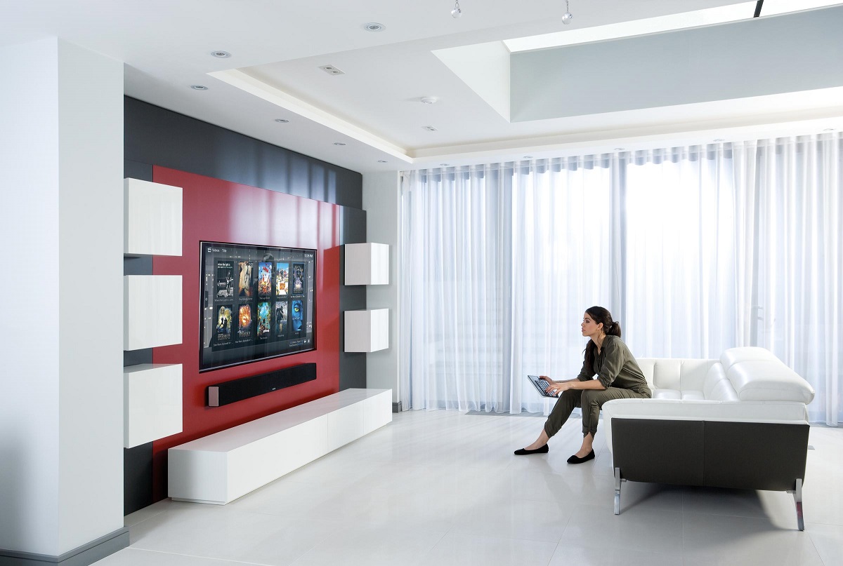 סאונדבר פסיבי למסכים בגודל של מעל 60 אינץ' – MONITOR AUDIO SB3 - קונקטור – תמונה 3