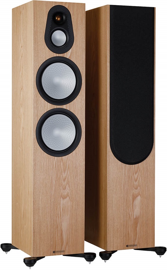 MONITOR AUDIO SILVER 500 7G - זוג רמקולים רצפתיים איכותיים מבית מוניטור אודיו - קונקטור