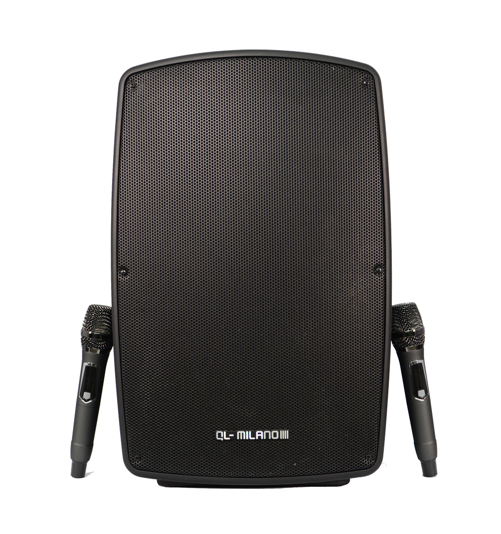 בידורית קריוקי QL-Milano QL-1010 1000W עם מיקסר 4 ערוצים - קונקטור