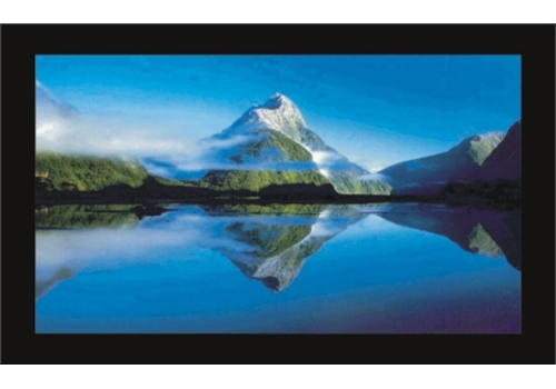 מסך הקרנה קבוע מסגרת SI F165X295 בגודל 165X295 ס"מ - קונקטור