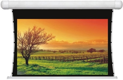 מסך הקרנה חשמלי 147X264 ס"מ דגם TT147X264 - קונקטור