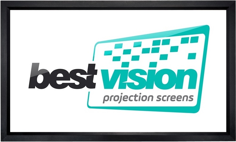 מסך הקרנה 106 אינטש 4K מסגרת אלומיניום דקה Best Vision - קונקטור