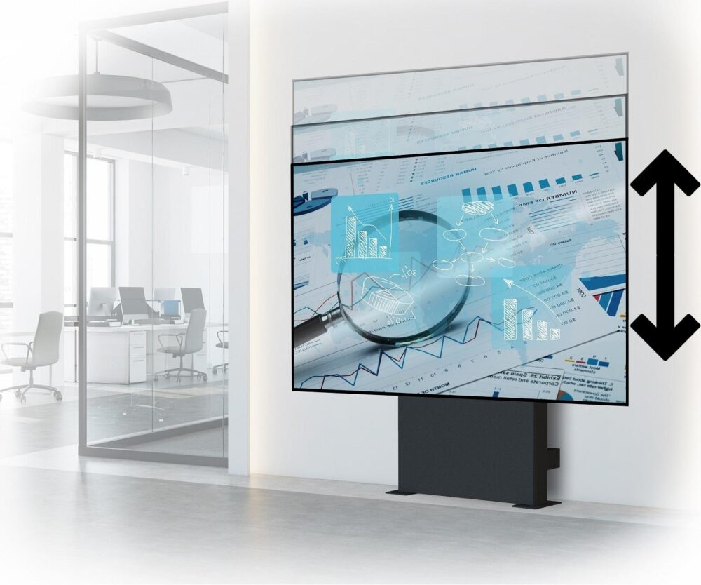 מעמד חשמלי מתכוונן למסכים עד 86 אינץ' B-Tech BT8569 - קונקטור