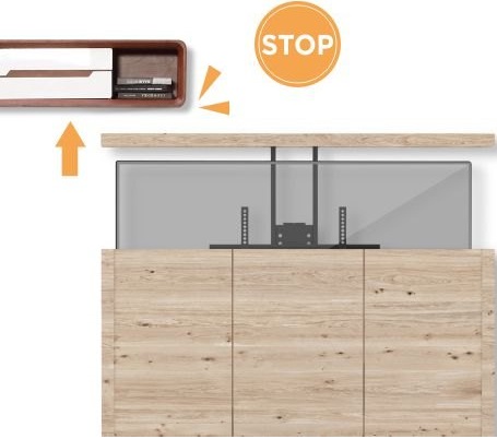 מעלית טלוויזיה עד 65 אינץ' דגם EFL65PRO - קונקטור