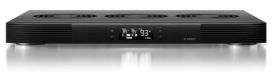 משטח קירור למגבר AC INFINITY AIRCOM T9 עם פליטת אוויר עליונה - קונקטור