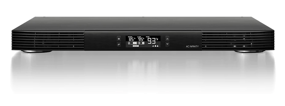 משטח קירור למגבר AC INFINITY AIRCOM T10 עם פליטת אוויר קדמית - קונקטור