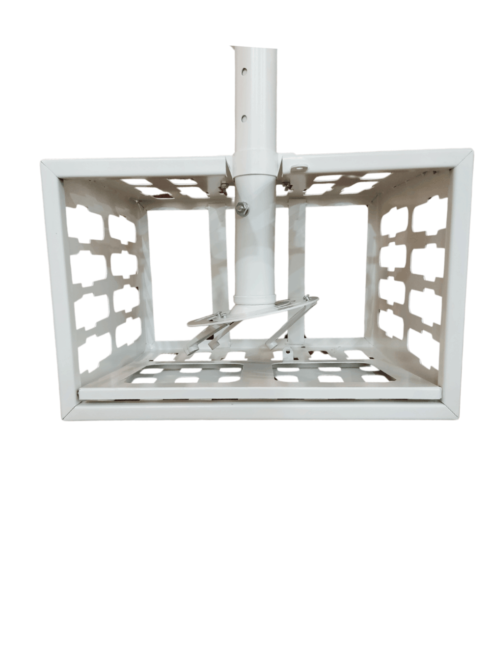 כלוב למקרן עם מתקן תקרה ומנעול אבטחה - קונקטור