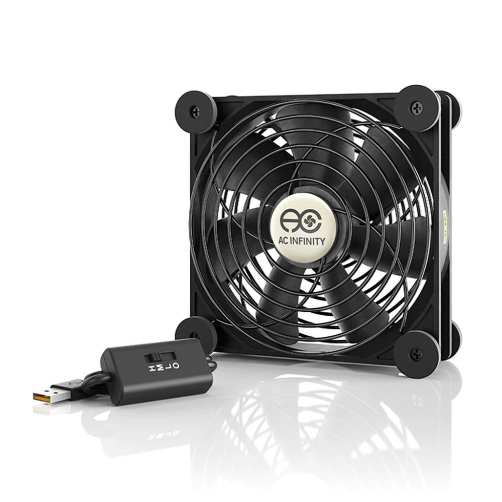 מאוורר 6 אינטש AC INFINITY MULTIFAN S3 שקט עם חיבור USB - קונקטור