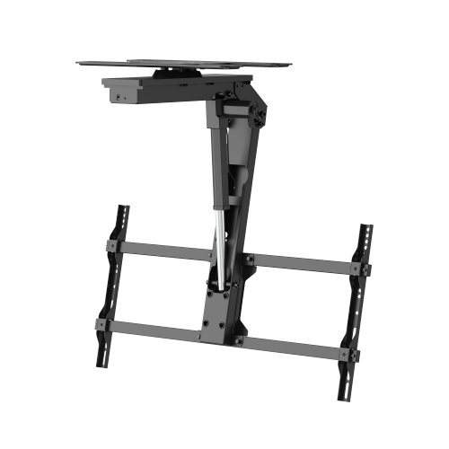 זרוע תקרה חשמלית למסכים עד "86 עם צידוד - קונקטור