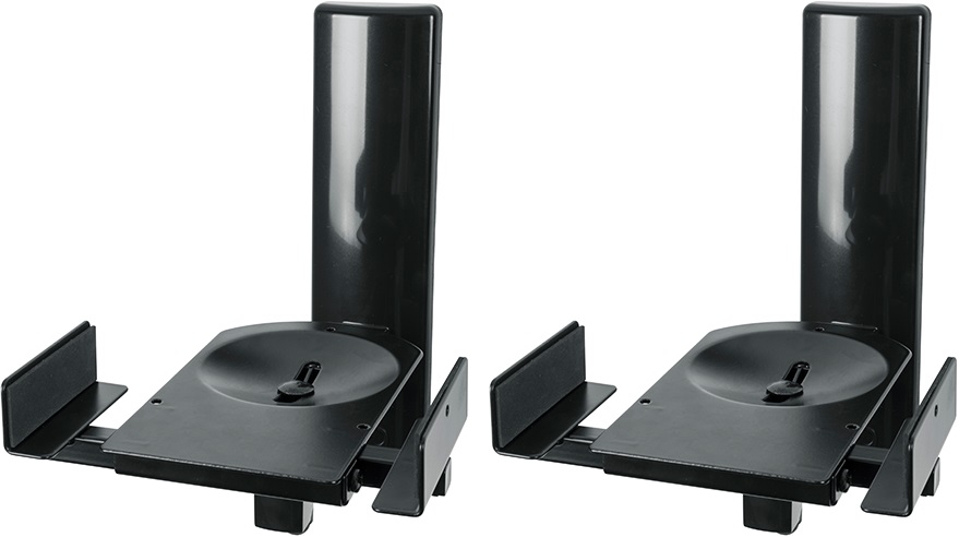 זוג מתלים לרמקולים מדפיים B-TECH BT77 בעיצוב קומפקטי - קונקטור