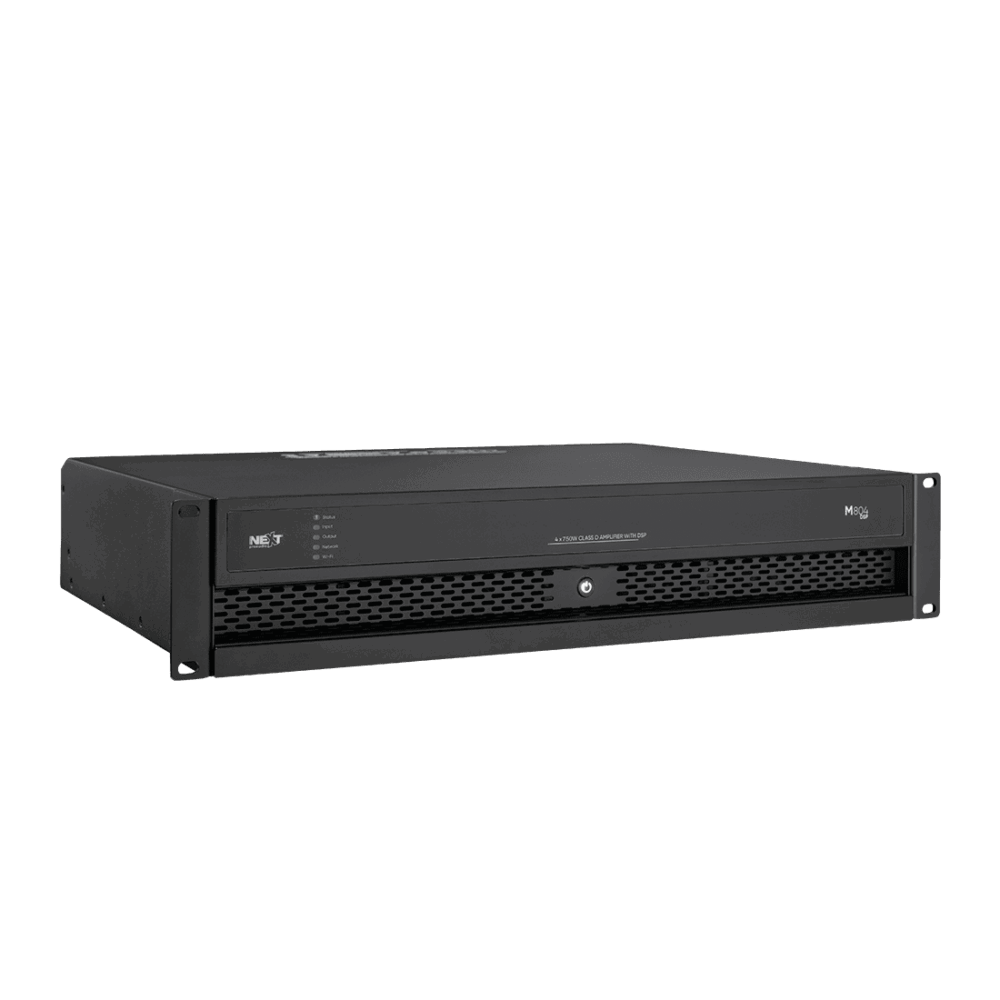 מגבר 4 ערוצים NEXT M804DSP עם DSP מובנה וגמישות - קונקטור