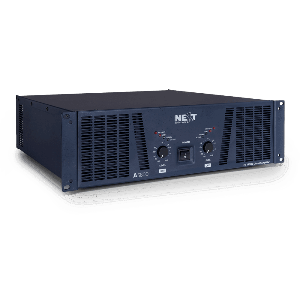 מגבר מקצועי Class H 3800W עם ספק כוח ליניארי NEXT - קונקטור