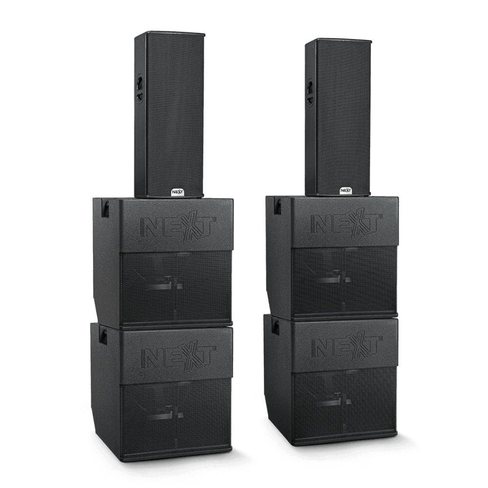 מערכת הגברה אקטיבית עם רמקולי HFA212W וסאבוופרים HFA118sHP - קונקטור