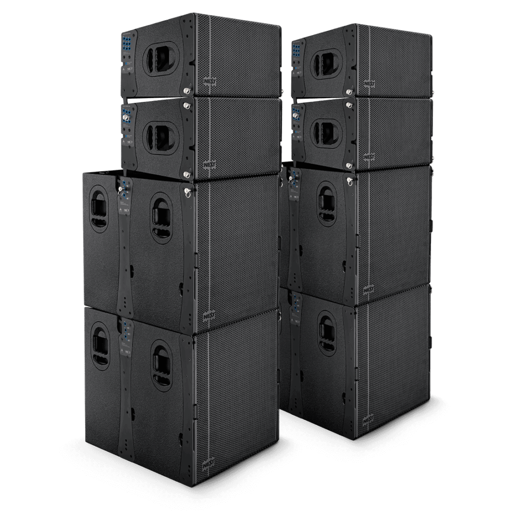מערכת סטאק אקטיבית Line Array NEXT LA122A 2x2 לביצועים עוצמתיים - קונקטור