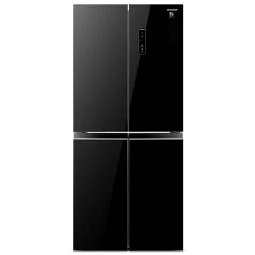 מקרר 4 דלתות SHARP SJ8435BL - עיצוב מתוחכם ונפח פנימי של 401 ליטר