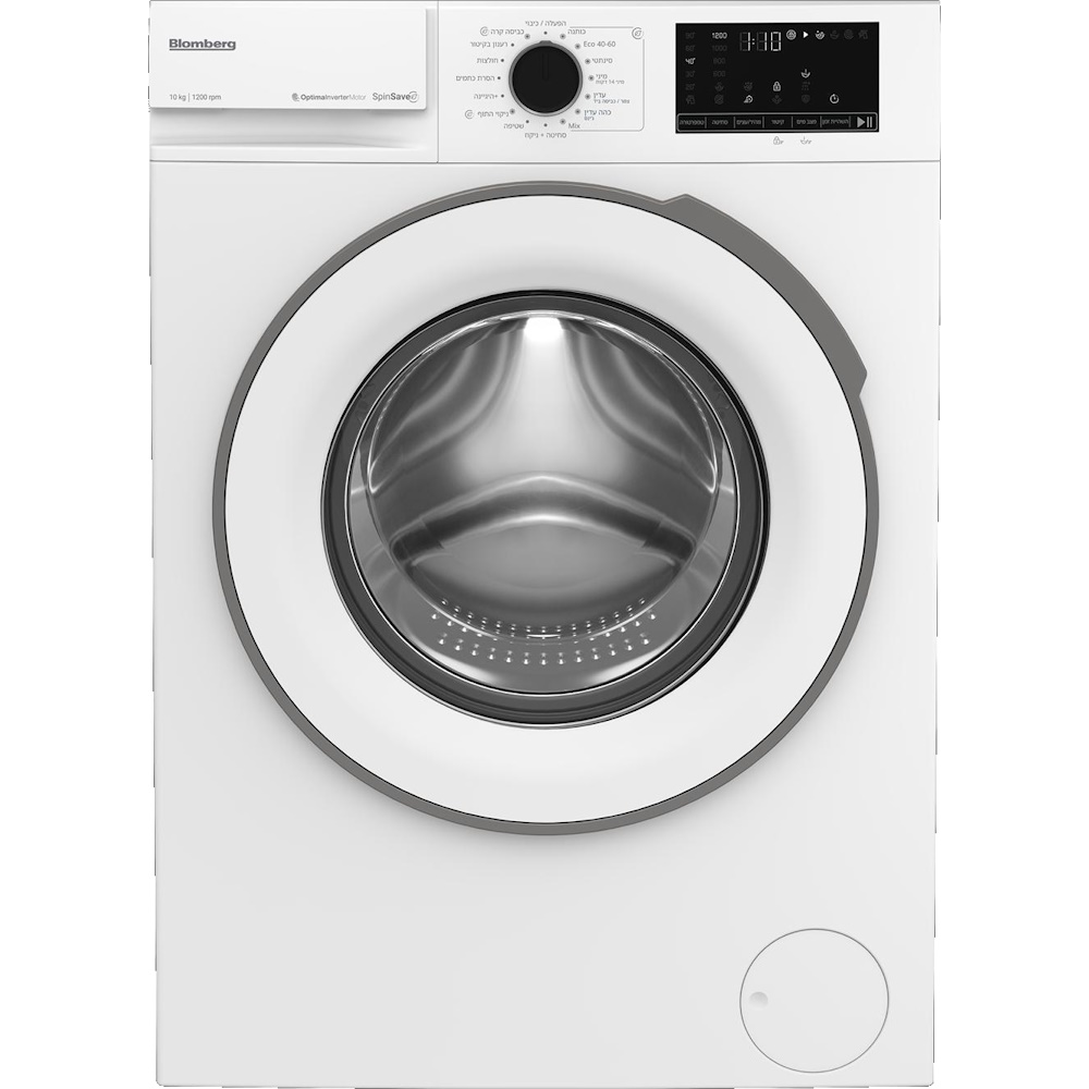 מכונת כביסה פתח חזית BLOMBERG BB1001UM עם מנוע PROSMART INVERTER עד 10 ק"ג.