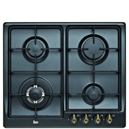 כיריים גז TEKA EH604BK עם 4 אזורי בישול ועיצוב רטרו אלגנטי