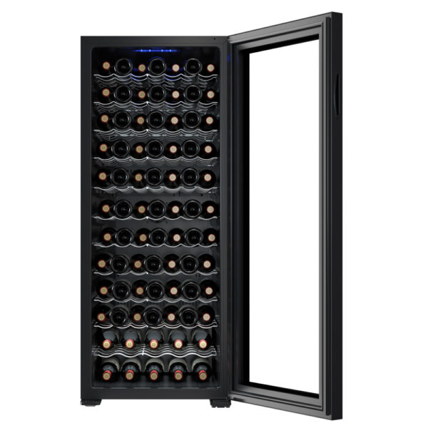מקרר יין 80 בקבוקים דגם JC-208WS – קירור מדחס בקיבולת מרשימה – תמונה 4