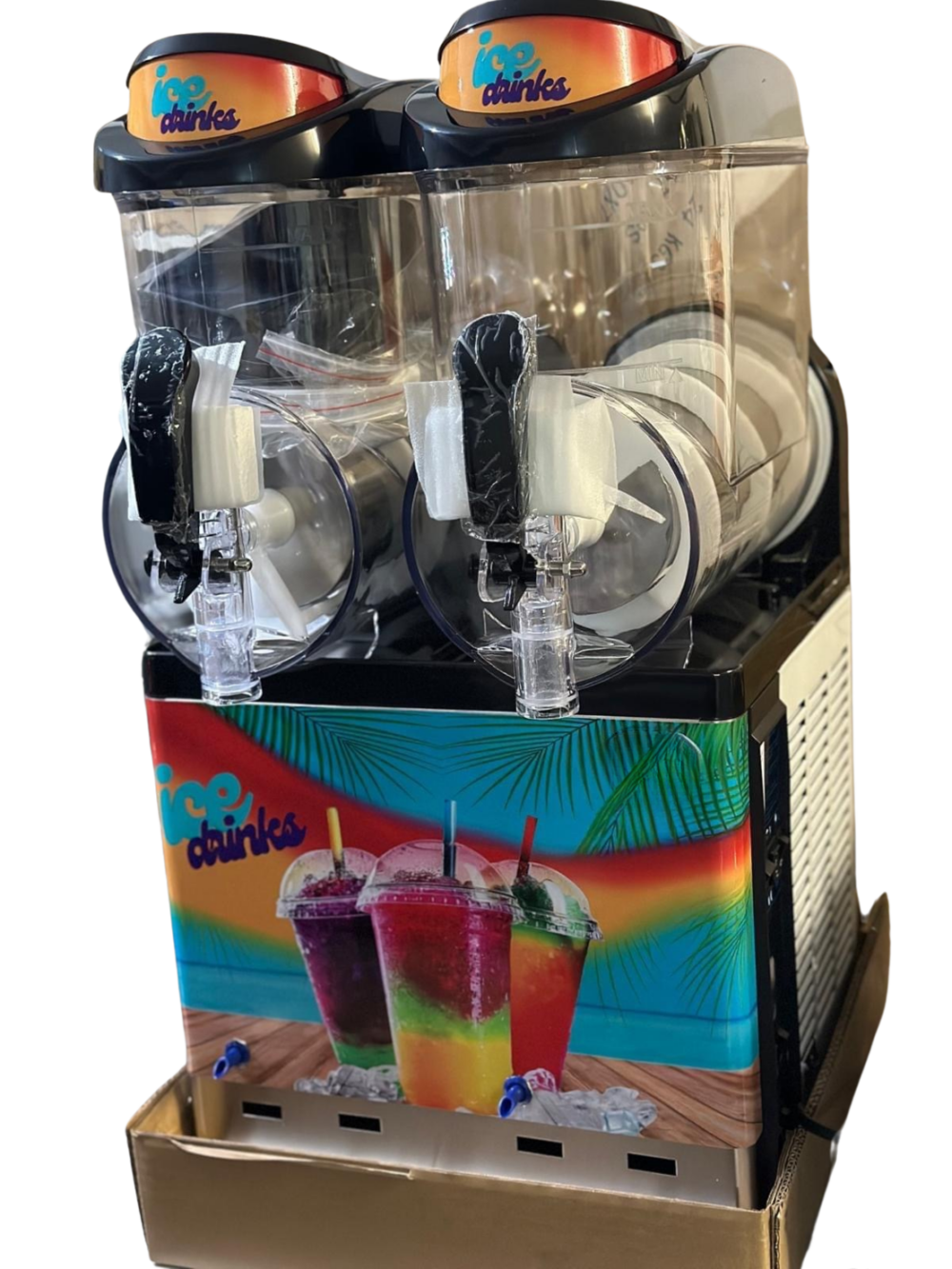 מכונת ברד מקצועית כפולה