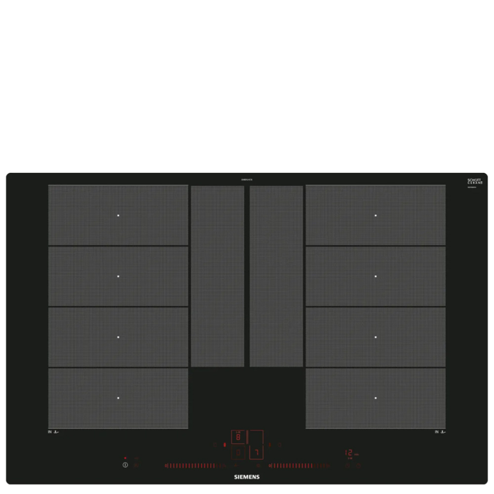 כיריים אינדוקציה Siemens iQ700: הספק גבוה של 7400W לחוויית בישול עוצמתית