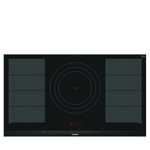 כיריים אינדוקציה SIEMENS EX975LVV1E - עם אזור בישול מרכזי 3 טבעות, 90 ס"מ