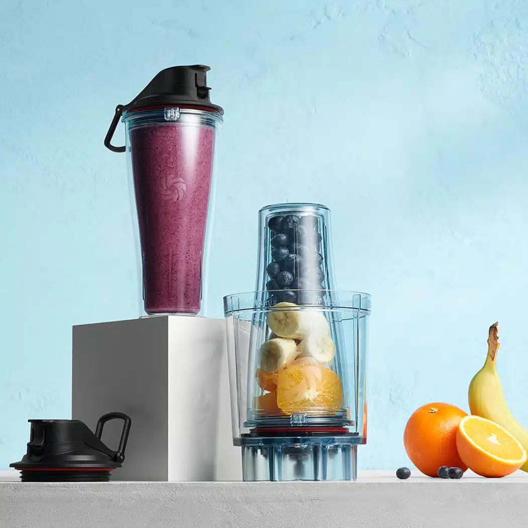 סט 2 כוסות אישיות 0.6 ליטר עם מתאם לבלנדר Vitamix מסדרות Explorian / TNC / PRO – תמונה 5
