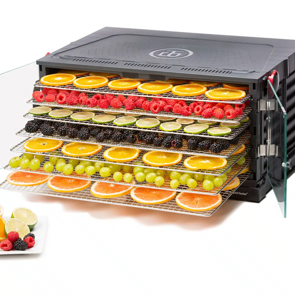 מייבש מזון מקצועי מתקפל סהרה עם 7 מגשים של Brod & Taylor – תמונה 2