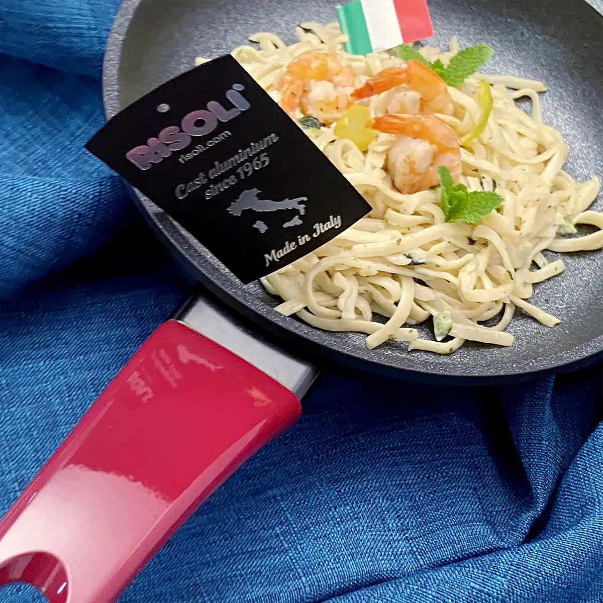 מחבת 24 ס"מ נון סטיק עם ציפוי ביוקרמי מסדרת Risoli Vinum – תמונה 4