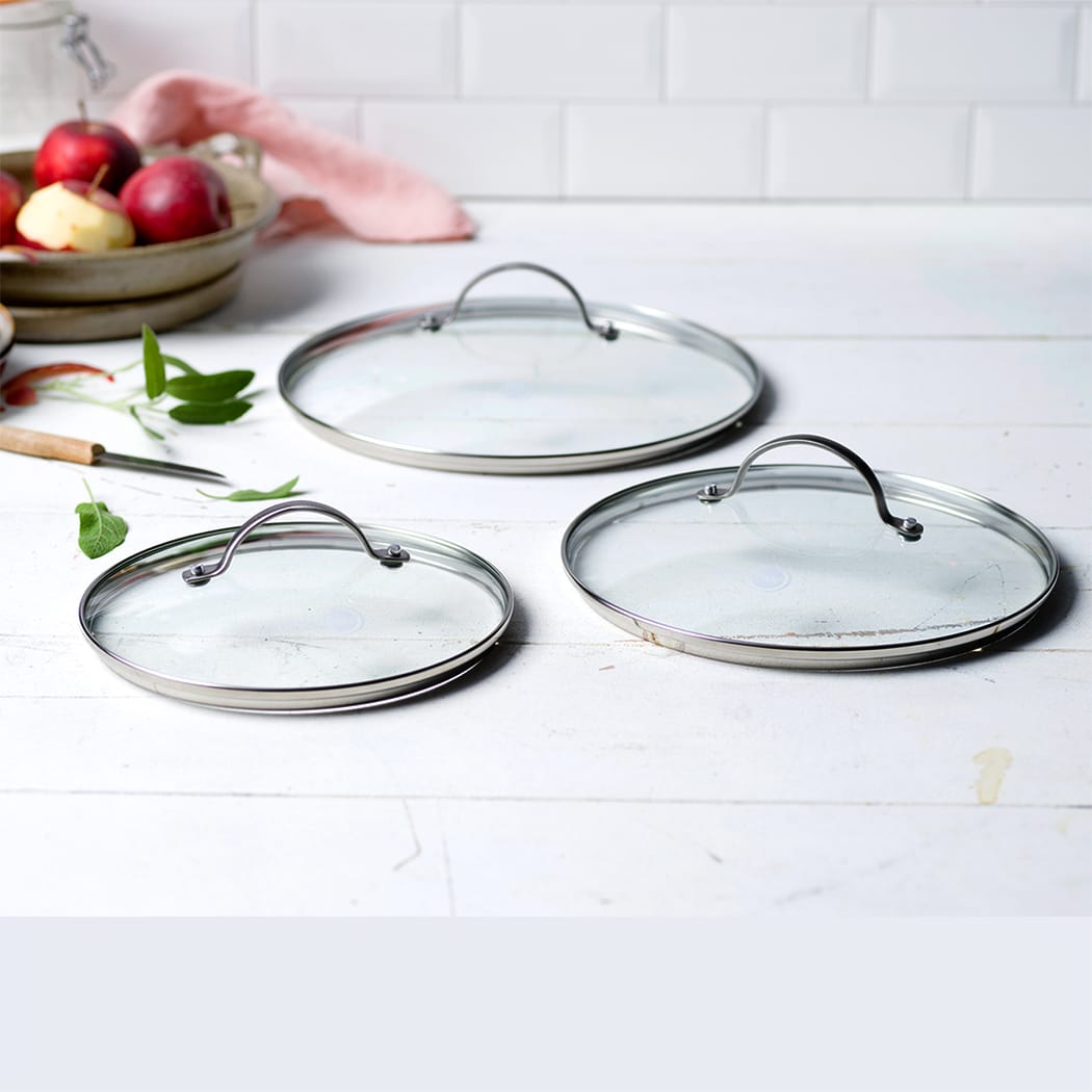 מכסה זכוכית אוניברסלי לסירים ומחבתות - Green Pan – תמונה 2