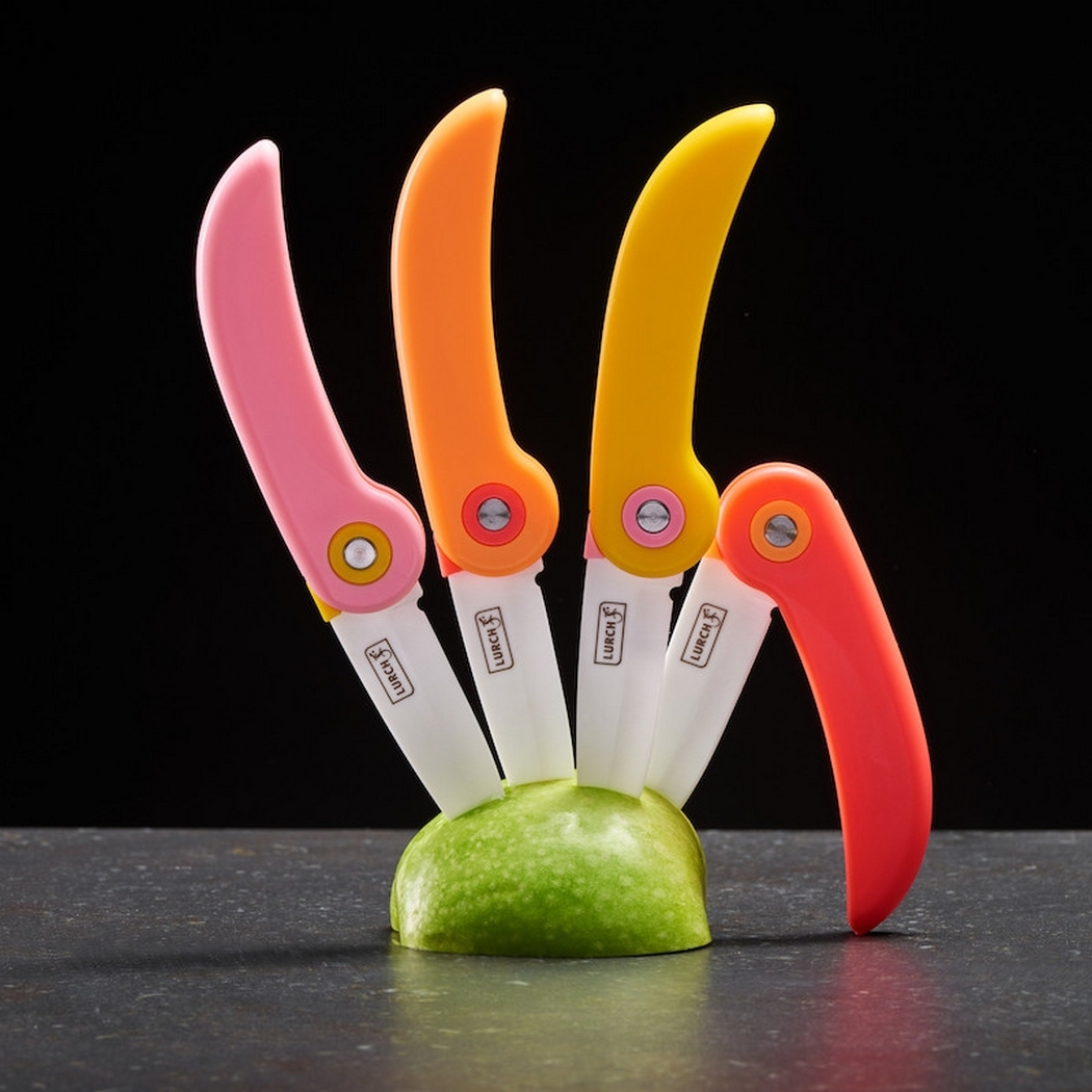 סכין פיקניק מתקפלת קרמית מבית LURCH – תמונה 2