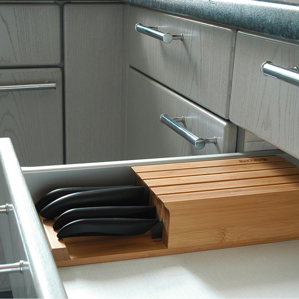 בלוק במבוק ל-4 סכינים קרמיות מבית Kyocera – תמונה 5