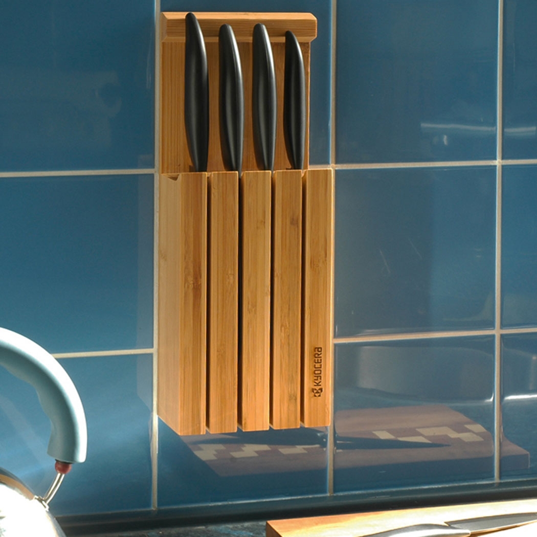 בלוק במבוק ל-4 סכינים קרמיות מבית Kyocera – תמונה 6