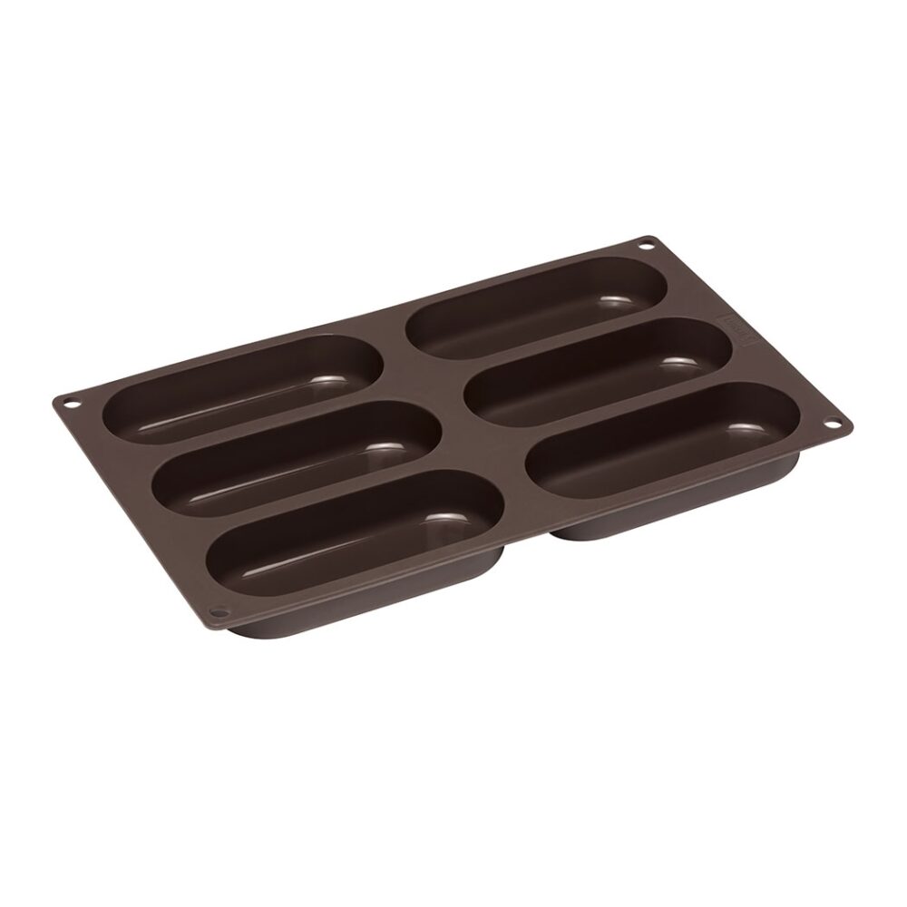 תבנית סיליקון פלטינום לאפיית לחמניות אצבע – נון סטיק מבית LURCH