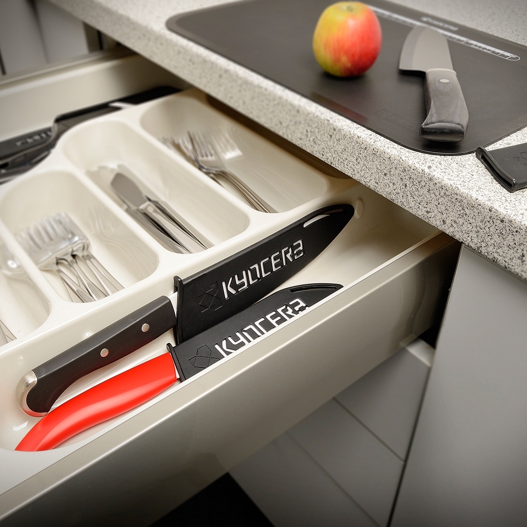 מגן להבים שחור כולל לוגו Kyocera – תמונה 3