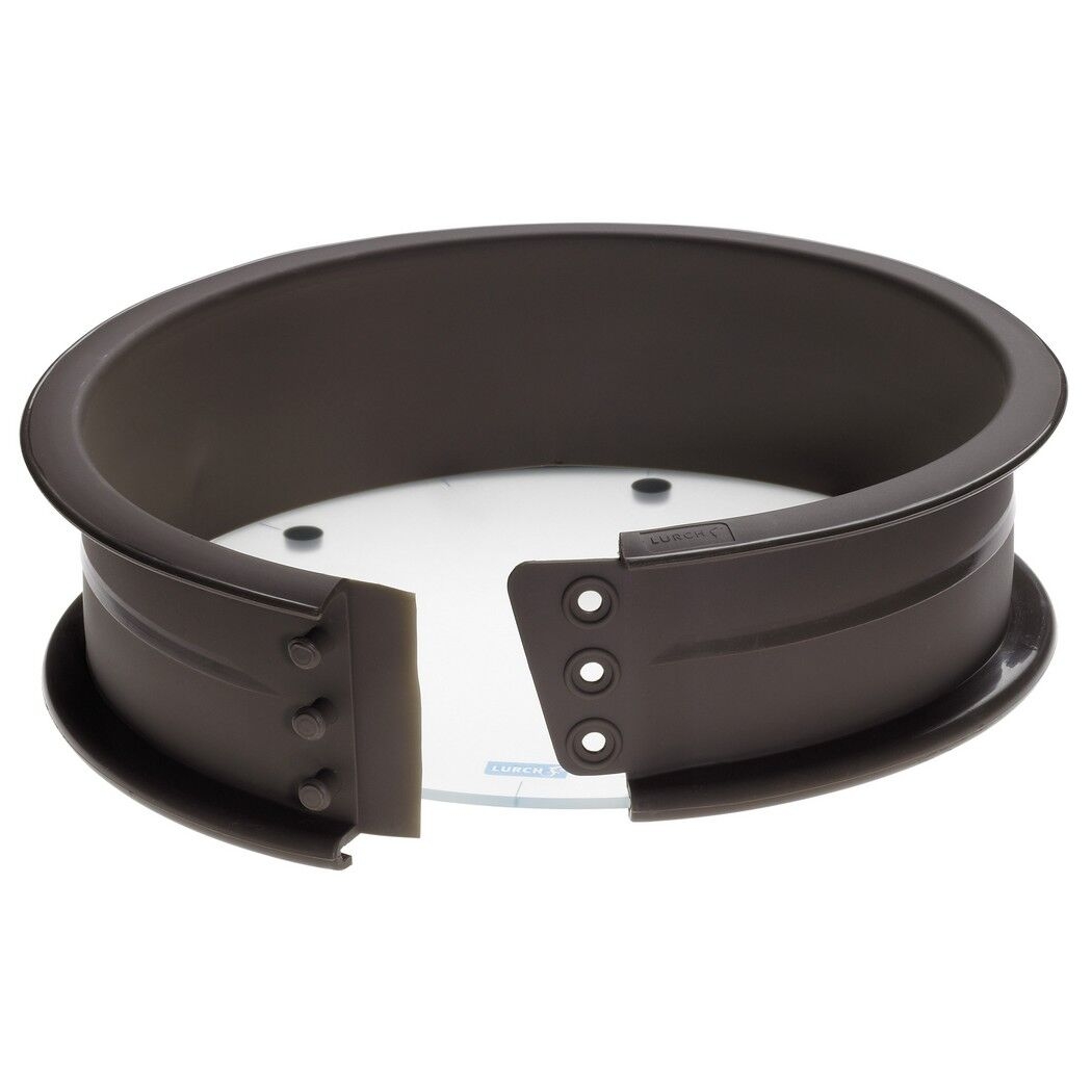 LURCH - תבנית עגולה קפיצית מסיליקון עם תחתית זכוכית בקוטר 26 ס"מ – תמונה 4